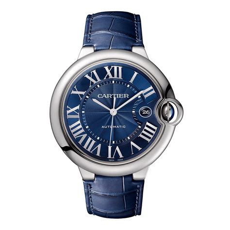 cartier blue sapphire watch|cartier ballon bleu 42mm diamond.